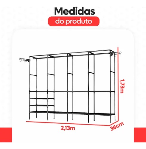 Miniatura 3 de Closet organizador Esqueleto X4